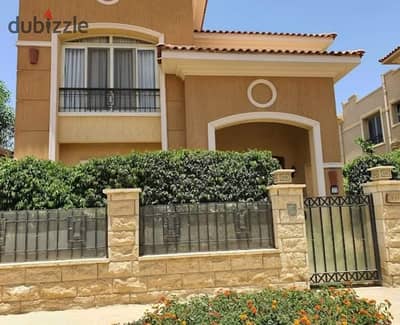 فيلا للبيع   منفصله جاهزه  للتعاقد غرب الجولف في كميوند ستون بارك  stand alone villa for sale in stone park ew cairo