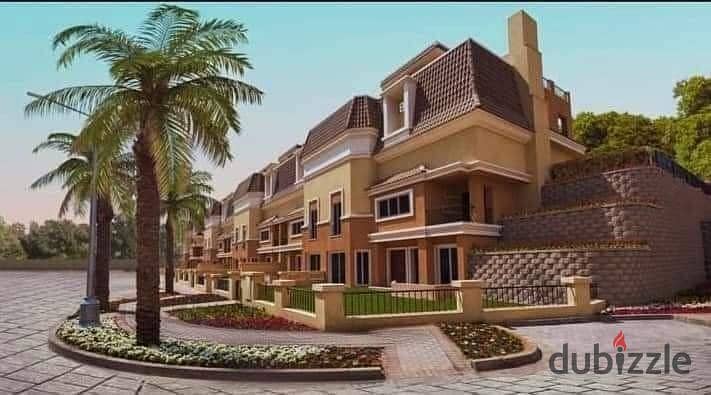 فيلا للبيع بخصم 42 % علي الكاش في كمبوند سراي القاهرة الجديدة  Villa for sale with 42% cash discount at sarai compound new cairo near to madinaty 1