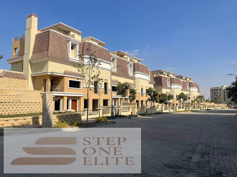 Villa 206m for sale with 42% cash discount in New Cairo, Sur in Sur Madinaty 8