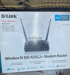 D-link N 300 ADSL2 router