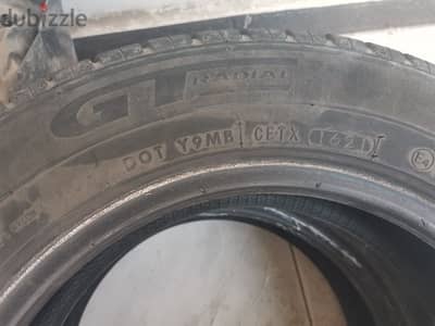 كاوتش gt مستعمل للبيع 70 /155  r13