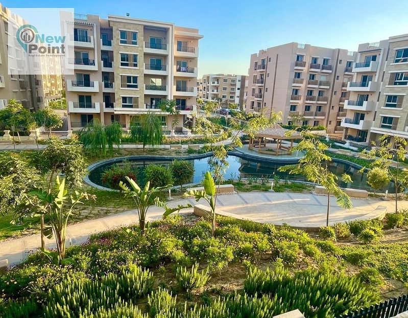 3 bedroom apartment, prime location, for sale in Taj City Direct Compound, on Suez Road 2