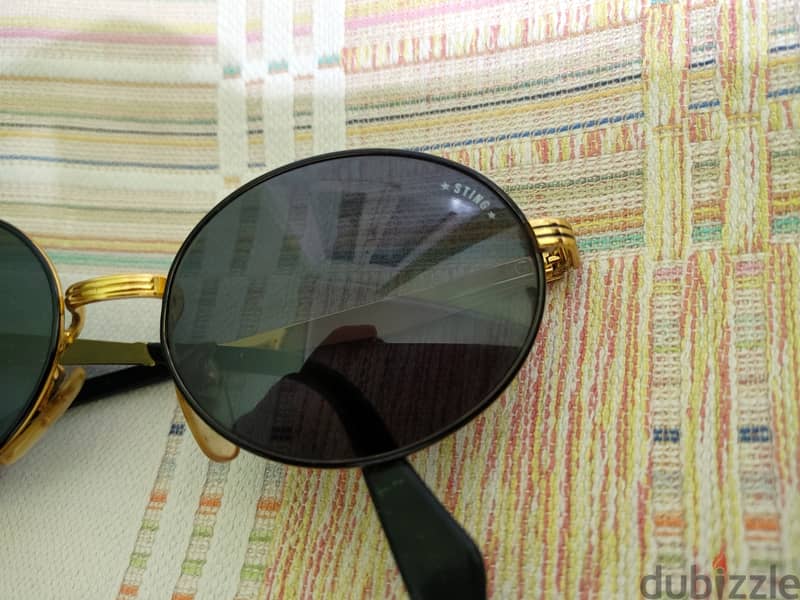 نضاره نظاره ستينج إيطالي أصليه Sting sunglass orignl italy gold plated 2