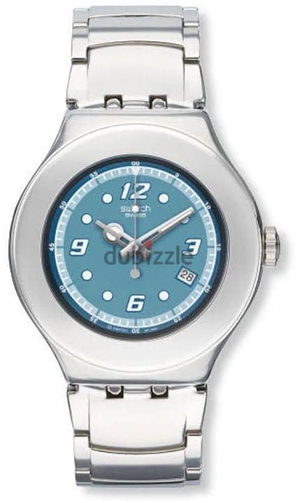 ساعه سواتش مقاس كبير بالعلبه و مشتملاتها swatch 3