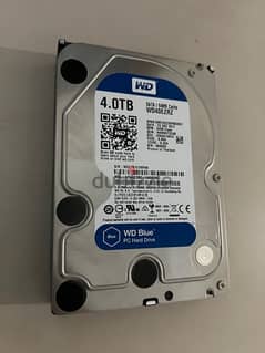 Western Digital WD 4TB 100% استخدام خفيف