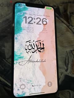 ايفون xs max بدون خدش واحد