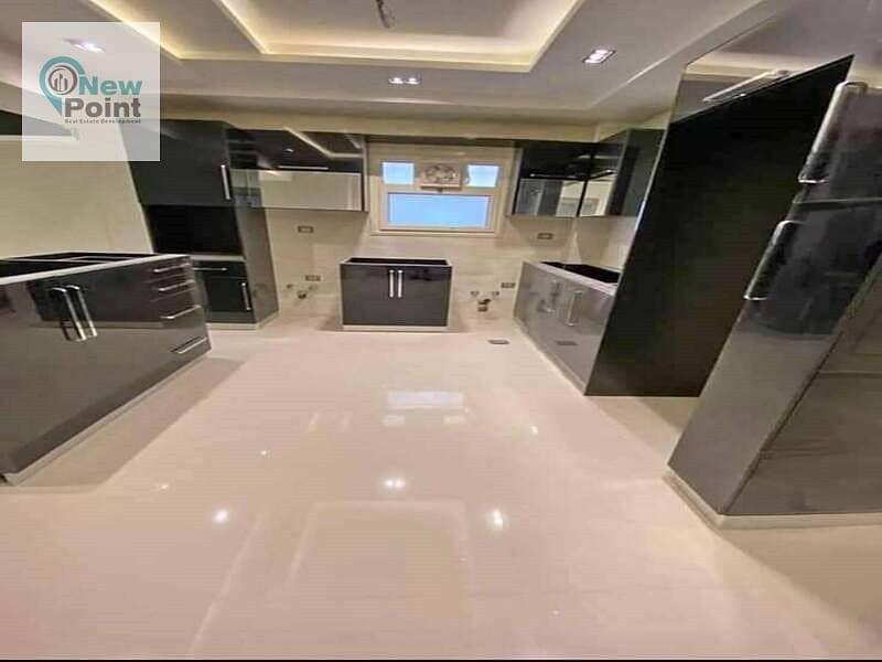 Apartment 180m for sale from Hassen Allam Company fully finished with kitchen and air conditioners Delivery is coming soon . 8