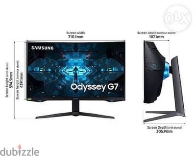 32" Samsung Odyssey QLED Curved Gaming Monitor 1MS 240Hz