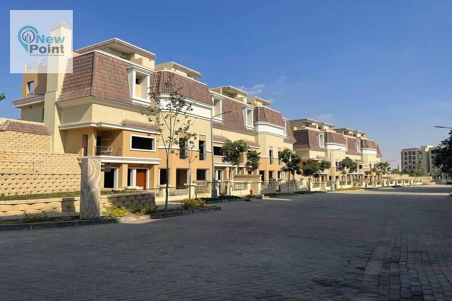 Own a townhouse with a 42% discount in New Cairo from Sarai Compound 6