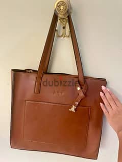 Jazlyn Loval Brand - Brown Tote Bag 0