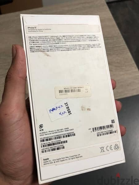 للبيع بسعر مميز iPhone  13 128 GB بطاريه 78% بضمان وفاتورة  معتمده 5