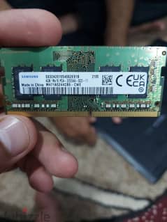 Ram 4 Samsung 3200mhz ddr4 laptop