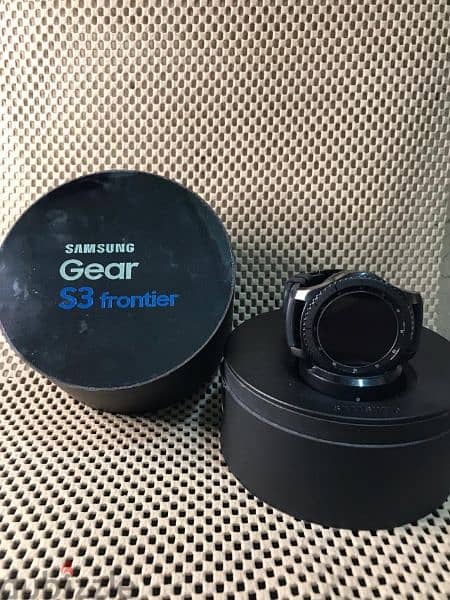 للبدل او البيع زيروSamsung watch S3 frontier 1