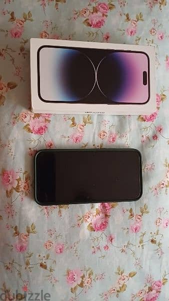 iphone 14 promax 256 purple like new 0