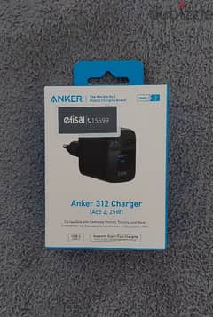 Anker 312 charger (Ace 2, 25W)