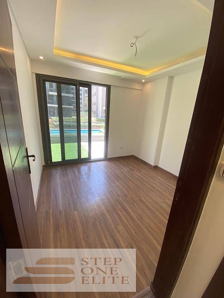 Apartment with private garden for sale (immediate delivery) inside Sun Capital October Compound near Zayed 4