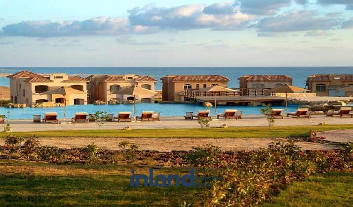 شالية أرضي 112 متر للبيع في تلال الساحل الشمالي | Ground Chalet With Garden For Sale 112m at Telal North Coast 0