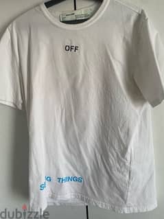 OFFWhite shirt x quicksilver swimshorts both size small