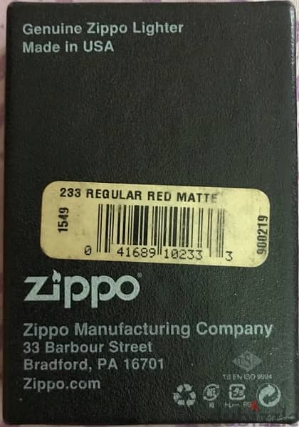 Zippo Original USA 5