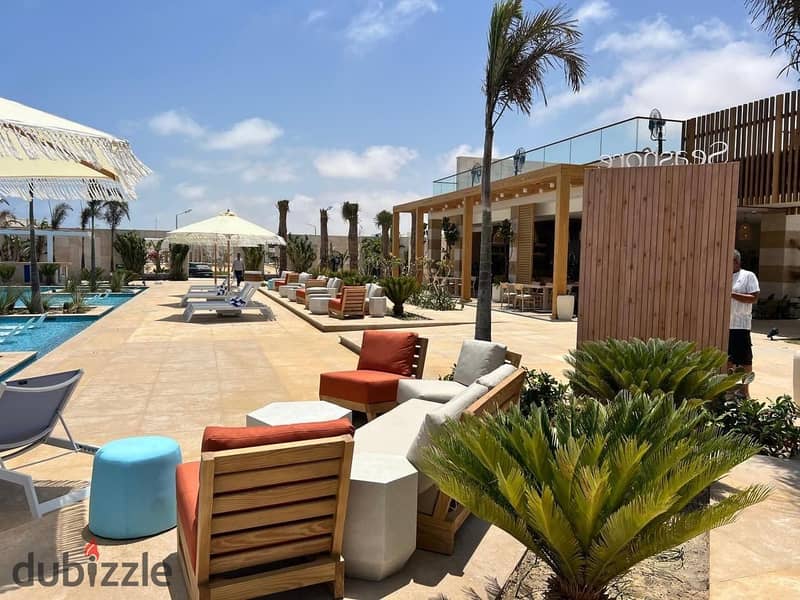 شالية متشطب بالكامل للبيع في راس الحكمةالساحل الشمالي سي شورمن هايد باركFully finished chalet for sale in Ras El Hekma North Coast Sea Shore Hyde Park 7