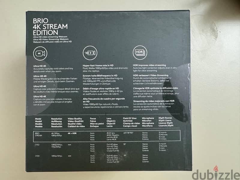 Logitech Brio 4K Stream Edition 1