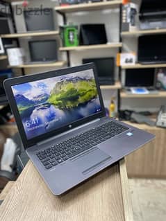 مكتب اى سيفن لللابتوب // hp zbook 15 نفيديا ٤ جيجا فرز اول ضمان شهر