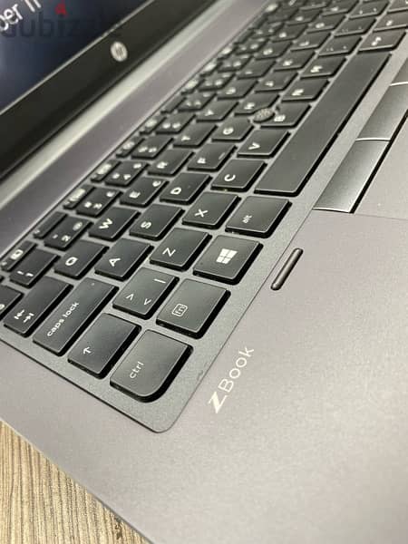 مكتب اى سيفن لللابتوب // hp zbook 15 نفيديا ٤ جيجا فرز اول ضمان شهر 2