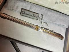 Christian Dior - Silver Sterling Fountain Pen with Gold nib