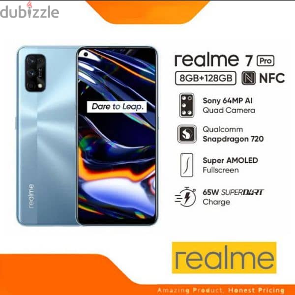 Realme 7 pro للبيع بحالة جيدة بالكرتونه 4