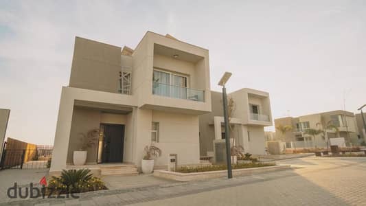 Installments over 12 years for limited Time Townhouse Corner for sale in Badya Palm Hills October Compound a distinctive location in October