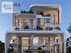 Fully finished apartment for sale 182m in Amara New Cairo Compound