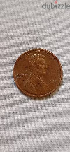 سنت أمريكي one cent 1978