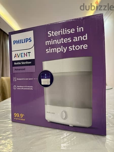 Philips Avent Advanced Bottle Steriliser, Kills 99.9% Of Germs 1