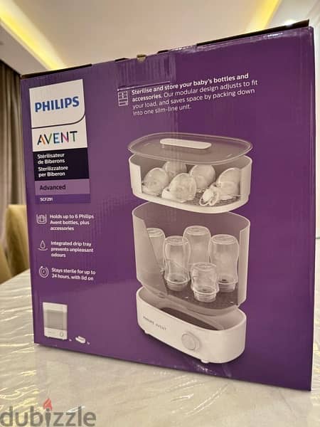 Philips Avent Advanced Bottle Steriliser, Kills 99.9% Of Germs 2