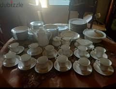 طقم صيني كامل ماركة  fine china