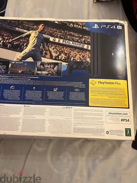 للبيع جهاز بلاستيشن PS4 Pro 4k 5