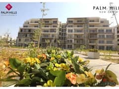 At the lowest price on the market, an apartment for sale with a lagoon view on an area of ​​​​172 m in PALM HILLS, NEW CAIRO