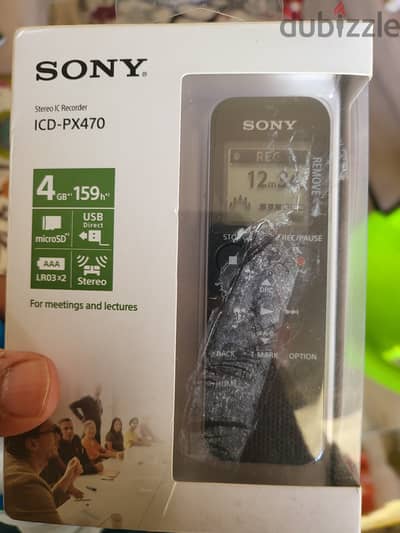 مسجل صوت ومسجل محاضرات sony