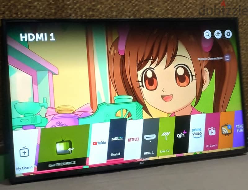 شاشه LG 49 سمارت 4k بالكرتونه استخدام خفيف 5