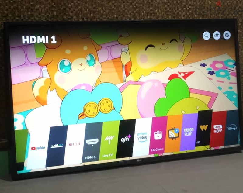 شاشه LG 49 سمارت 4k بالكرتونه استخدام خفيف 6