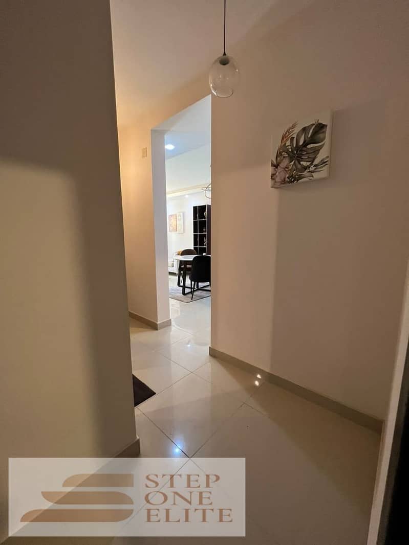 Apartment with private garden (immediate delivery) in the most important compound in Fifth Settlement 3