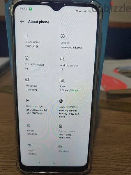 oppo a 16 k zero condition 1