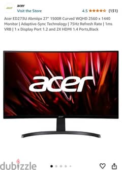 ED273U 2k 165hz 27 inch va panel 0