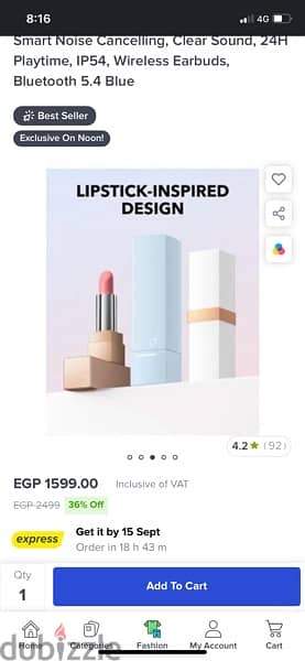 soundcorea30i lipstick shaped for 1500 egp 0