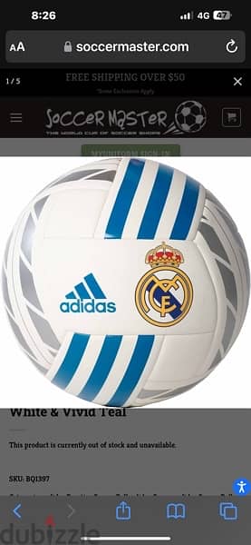 New original adidas ball for sale كورة اديداس اصلي جديدة للبيع 1