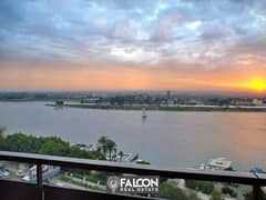 Full Nile View Apartment Ready For Viewing, Fully Finished And Furnished With Instalments For Sale In Maadi Next To Hilton