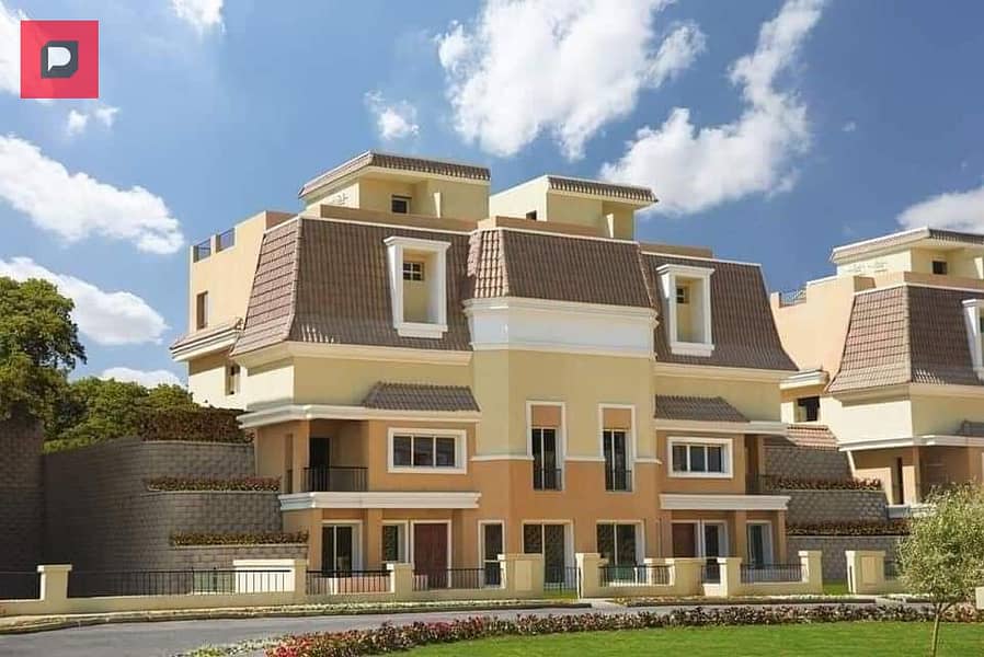 Standalone villa for sale in New Cairo in front of Madinaty Sarai Compound with a 42% discount in installments sarai new cairo 8