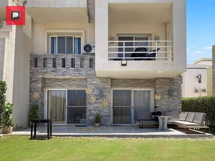 Townhouse Villa Corner Double View Distinctive for sale in Palm Hills Compound New Cairo Heart of 5th Settlement Minutes from the airport and Nasr Cit 0