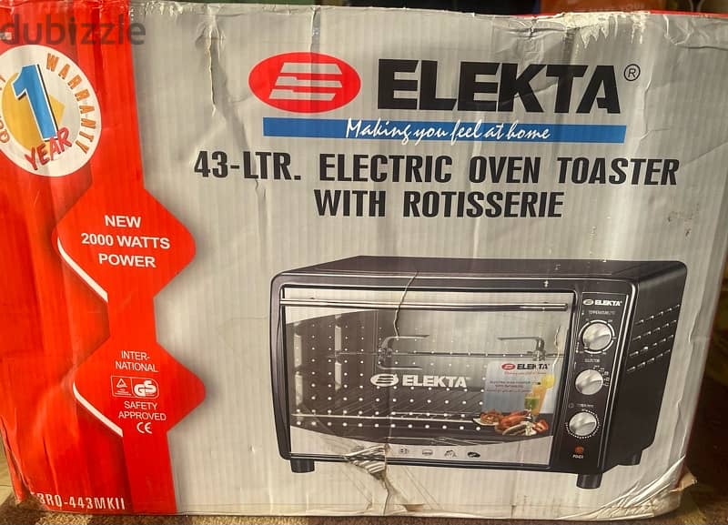 ELEKTA microwave 43L 2000k watt 4