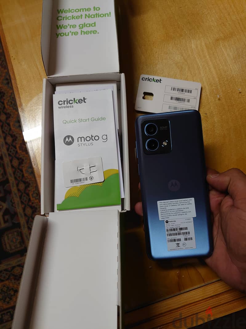 Motorola نوت 23 بالقلم متبرشم من أمريكا شاشه 6.5 كاميرا 50 مساحه 128 4